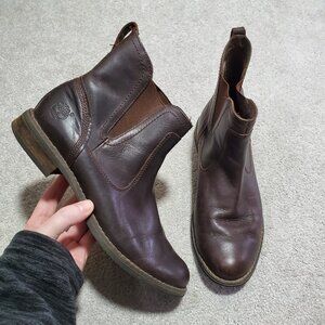 TIMBERLAND Earthkeepers Savin Hill Chelsea Ankle Boots Leather Brown Women’s 8
